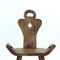 Handgemachter Beistellstuhl aus Holz, Holland, 1920er 20