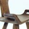 Handgemachter Beistellstuhl aus Holz, Holland, 1920er 13