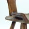Handgemachter Beistellstuhl aus Holz, Holland, 1920er 11