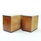 Art Deco Minimalistic Nightstands in Wood, Czechoslovakia, 1940s, Set of 2 14