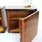 Art Deco Minimalistic Nightstands in Wood, Czechoslovakia, 1940s, Set of 2 10