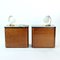 Art Deco Minimalistic Nightstands in Wood, Czechoslovakia, 1940s, Set of 2, Image 12