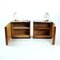 Art Deco Minimalistic Nightstands in Wood, Czechoslovakia, 1940s, Set of 2 11