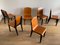 Vintage Thermogeformte Esszimmerstühle aus Holz, 6er Set 2