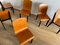 Vintage Thermogeformte Esszimmerstühle aus Holz, 6er Set 6