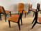 Vintage Thermogeformte Esszimmerstühle aus Holz, 6er Set 4