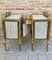 19th Century French Bronze Vitrine Nightstands with Glass Doors and Brass Drawers, Set of 2, Image 17