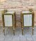 19th Century French Bronze Vitrine Nightstands with Glass Doors and Brass Drawers, Set of 2 6