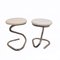 Vintage Low-Seat Stools, Set of 2, Image 1