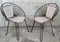 Chaises Hoop Mid-Century avec Sièges et Dossiers Cannés, Set de 2 2