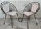 Mid-Century Hoop Chairs with Caned Seats and Backs, Set of 2 2