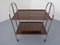 Vintage Optic Rosewood Pressalit Tea Cart, 1970s 3