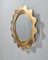 Specchio da parete a forma di sole in ferro dorato, Italia, anni '80, Immagine 5