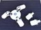 Chandelier with Space Age Applique, Set of 3, Image 3