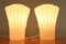 Weiße Mid-Century Modern Nachttischlampen aus Opalglas von Doria Leuchten, 1960er, 2er Set 3