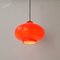 Orange Glass Pendant Lamp from Marinha Grande, 1960s 3