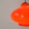Orange Glass Pendant Lamp from Marinha Grande, 1960s 8