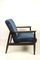 Navy Blue Armchair by Edmund Homa, 1970s, Image 4