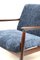 Navy Blue Armchair by Edmund Homa, 1970s, Image 5