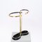 Mid-Century Symmetrical Umbrella Stand in Gold & Black, 1950s, Image 1