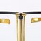 Mid-Century Symmetrical Umbrella Stand in Gold & Black, 1950s, Image 5