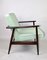 Fauteuil GFM63 Vert Clair par J. Kedziorek, 1970s 6