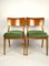 Green Dining Chairs, 1970s, Set of 2 1