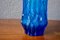 Austrian Blue Glass Vase, 1960s 3