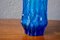 Austrian Blue Glass Vase, 1960s, Image 3