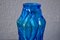Austrian Blue Glass Vase, 1960s 2