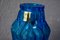 Austrian Blue Glass Vase, 1960s 5