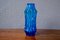 Austrian Blue Glass Vase, 1960s 1