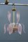 Pink Murano Glass Pendant Lamp, Italy, 1970s, Image 6