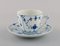 Blue Fluted Coffee Cups with Saucers from Bing & Grøndahl, Set of 16 2