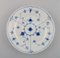 Blue Fluted Salad Plates from Bing & Grøndahl, Mid-20th Century, Set of 4, Image 3