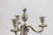 Louis XVI Style Candelabras in Silvered Bronze, 1880s, Set of 2 2