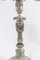Louis XVI Style Candelabras in Silvered Bronze, 1880s, Set of 2 5