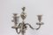 Louis XVI Style Candelabras in Silvered Bronze, 1880s, Set of 2 3