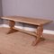 French Bleached Oak Trestle Table 1