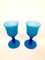 Mid-Century Wine Goblets in Turquoise and White Murano Glass by Carlo Moretti, Set of 6 5