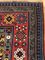 19th Century Yellow and Red Caucasian Talish Rug with Flower Pattern, 1890s 9