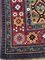 19th Century Yellow and Red Caucasian Talish Rug with Flower Pattern, 1890s 4