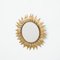 Mid-Century Modern Sunburst Mirror in Brass, 1960s 8