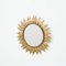 Mid-Century Modern Sunburst Mirror in Brass, 1960s, Image 8