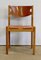 Elm and Leather Chairs and Leather from Maison Regain, 1960s, Set of 4, Image 29