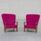 Mid-Century French Romeo Armchairs by Guillerme et Chambron, Set of 2 1