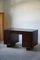 Large Danish Art Deco Freestanding Tambour Desk in Lacquered Beech, 1940s 1