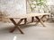 Reclaimed Crossframe Dining Table, Image 1
