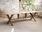 Reclaimed Crossframe Dining Table, Image 2