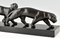 Luc Alliot, Art Deco Sculpture, Two Panthers, 1925, Bronze, Image 4